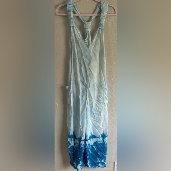 FREE PEOPLE MOVEMENT ANTHROPOLOGIE Beach Break Jumpsuit XS NWOT BOHO FESTIVAL - Picture 4 of 7